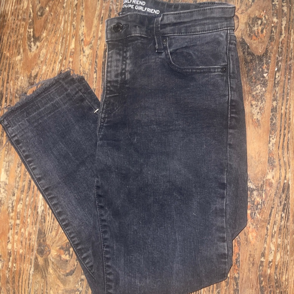 GAP black girlfriend jeans